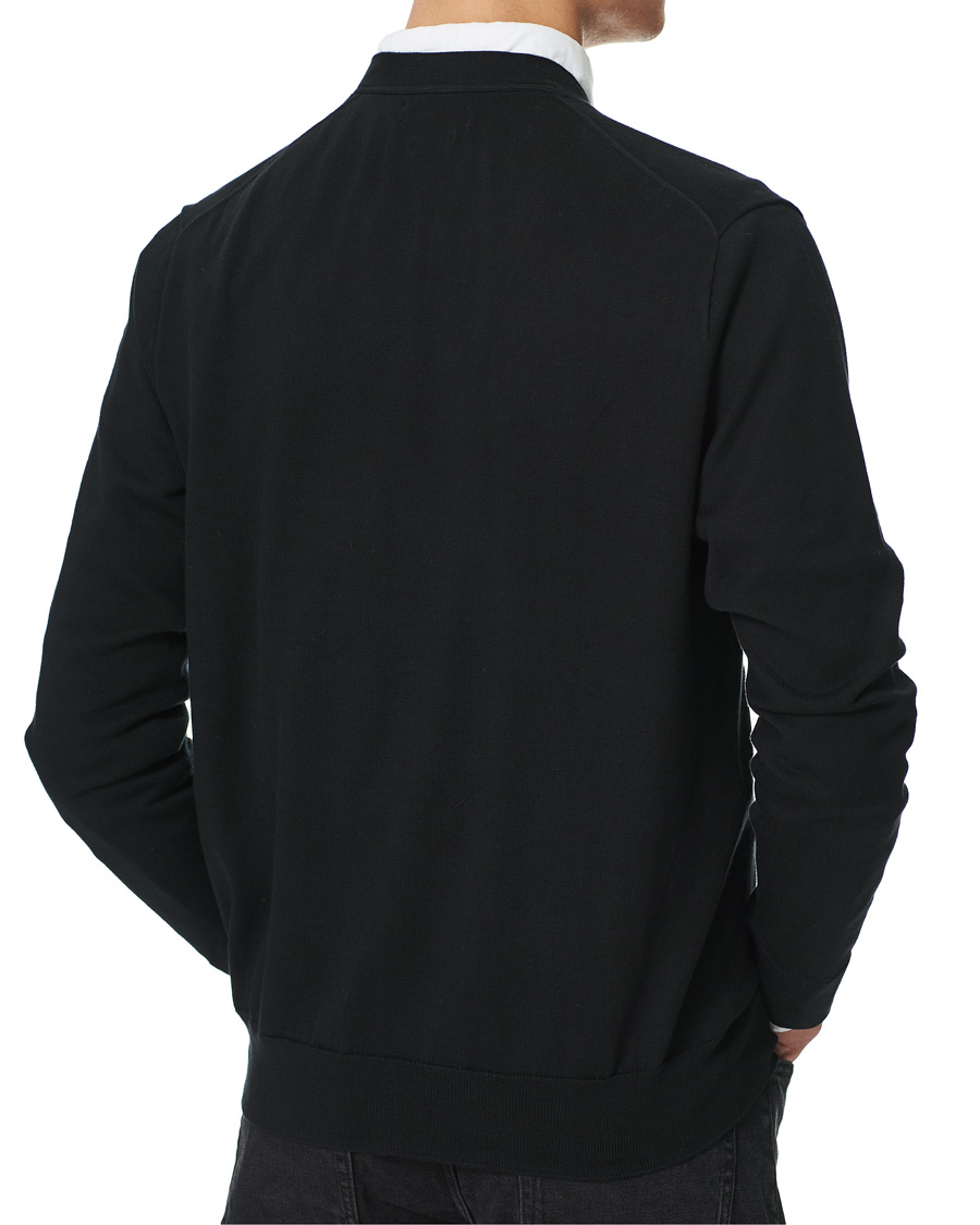 Herre | Trøjer | Polo Ralph Lauren | Pima Cotton Cardigan Polo Black