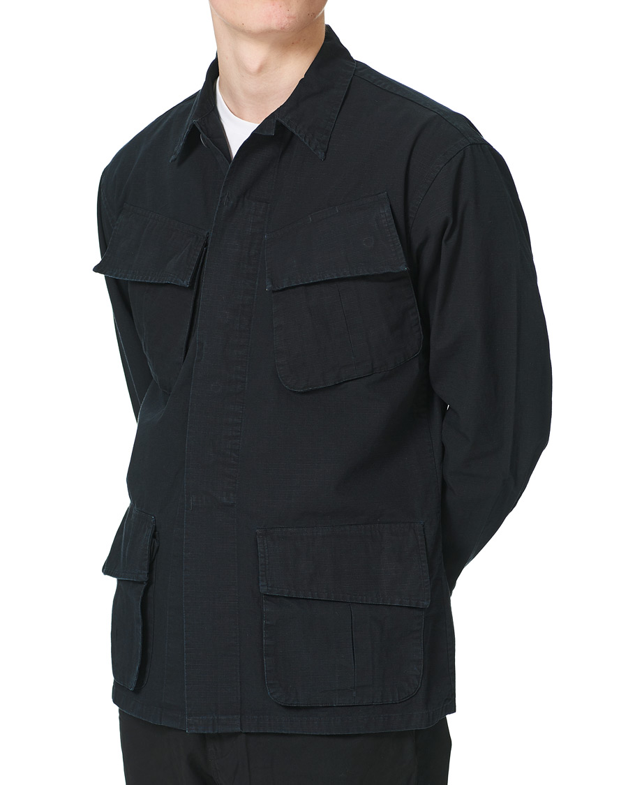 Herre | Skjorter | Polo Ralph Lauren | Military Ripstop Overshirt Polo Black