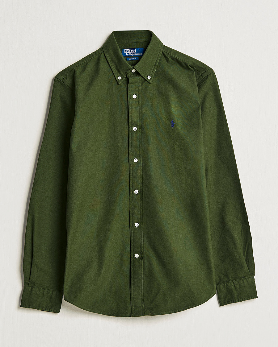 Herre | Skjorter | Polo Ralph Lauren | Brushed Flannel Shirt Classic Drab