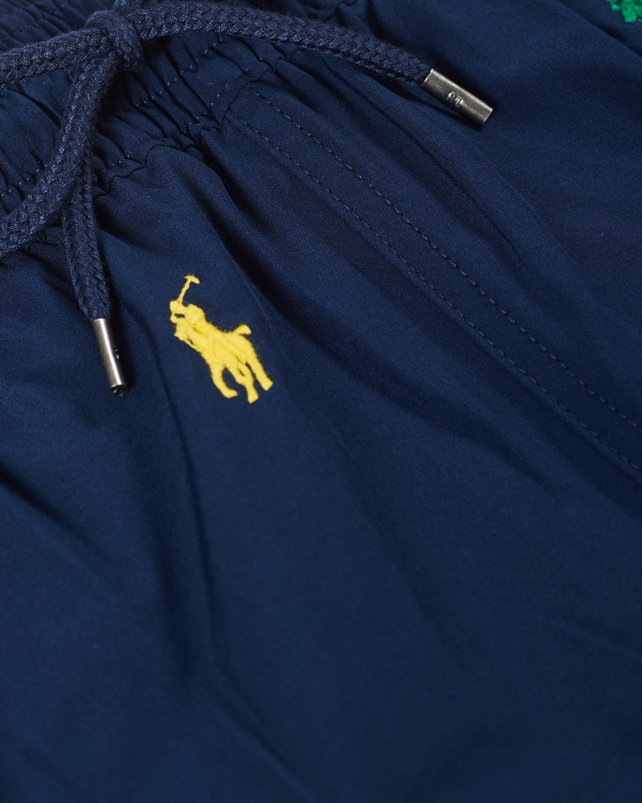 Herre | Badebukser | Polo Ralph Lauren | Traveller Printer Pony Swim Shorts Newport Navy