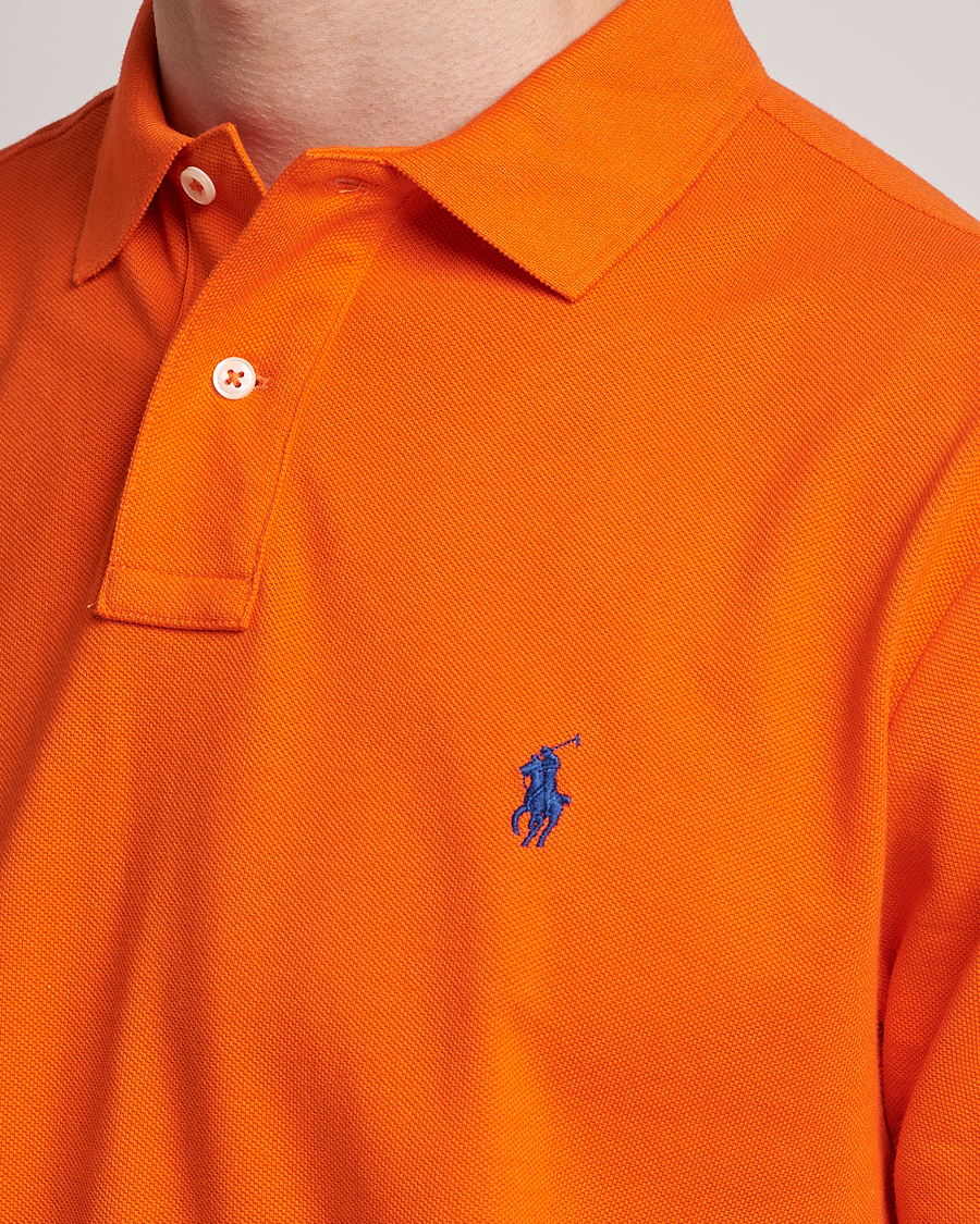 Herre | Polotrøjer | Polo Ralph Lauren | Custom Slim Fit Polo Sailing Orange
