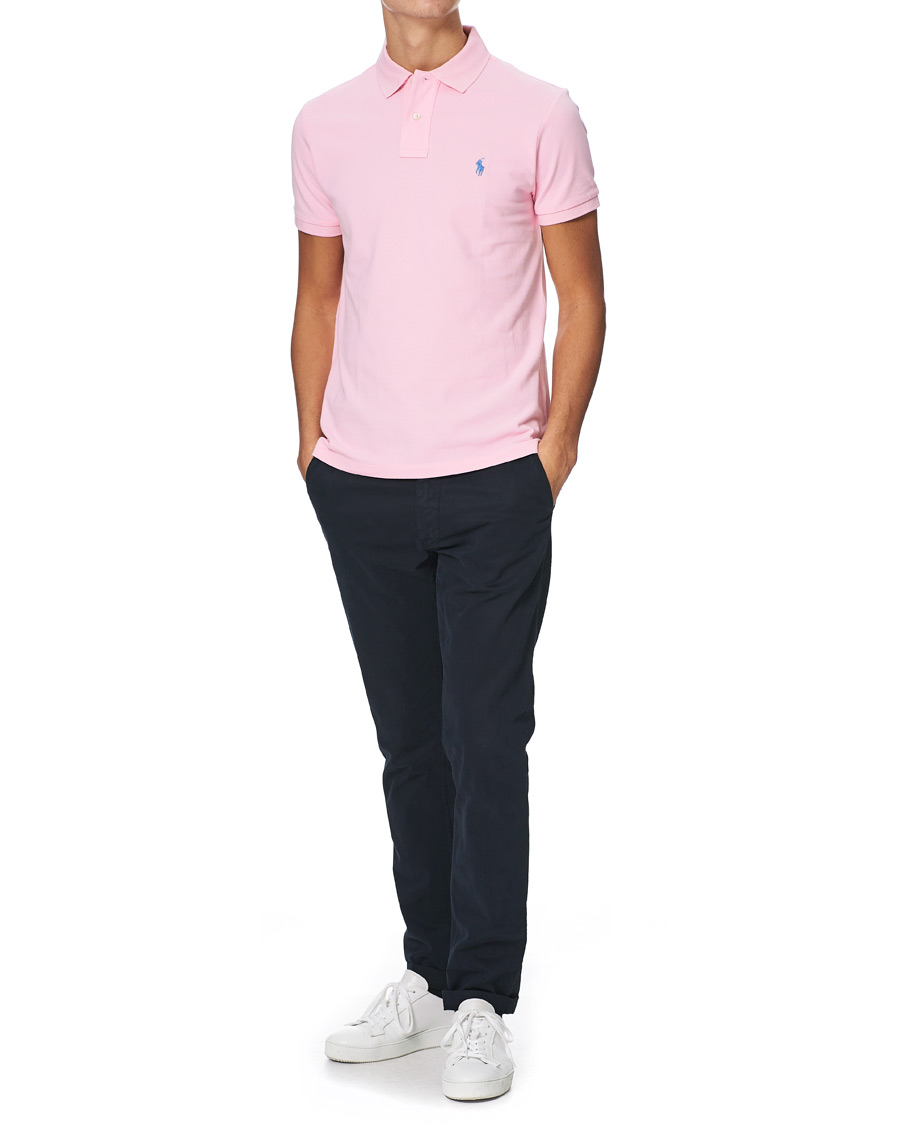 Herre | Polotrøjer | Polo Ralph Lauren | Custom Slim Fit Polo Carmel Pink
