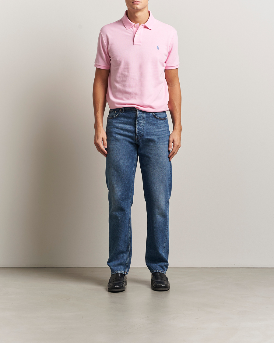 Herre | Polotrøjer | Polo Ralph Lauren | Custom Slim Fit Polo Carmel Pink