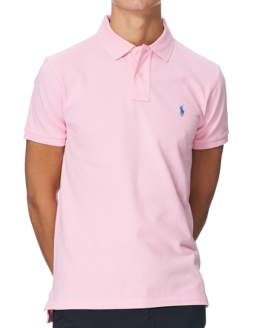 Herre | Polotrøjer | Polo Ralph Lauren | Custom Slim Fit Polo Carmel Pink