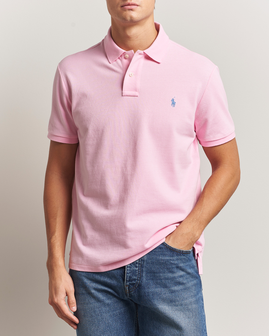Herre | Polotrøjer | Polo Ralph Lauren | Custom Slim Fit Polo Carmel Pink