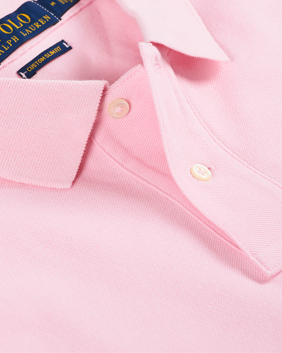 Herre | Polotrøjer | Polo Ralph Lauren | Custom Slim Fit Polo Carmel Pink