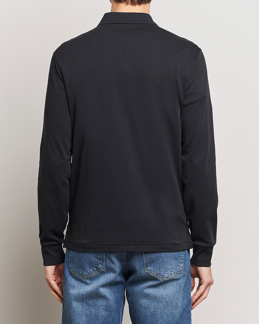 Herre | Trøjer | Polo Ralph Lauren | Luxury Pima Cotton Long Sleeve Polo Black