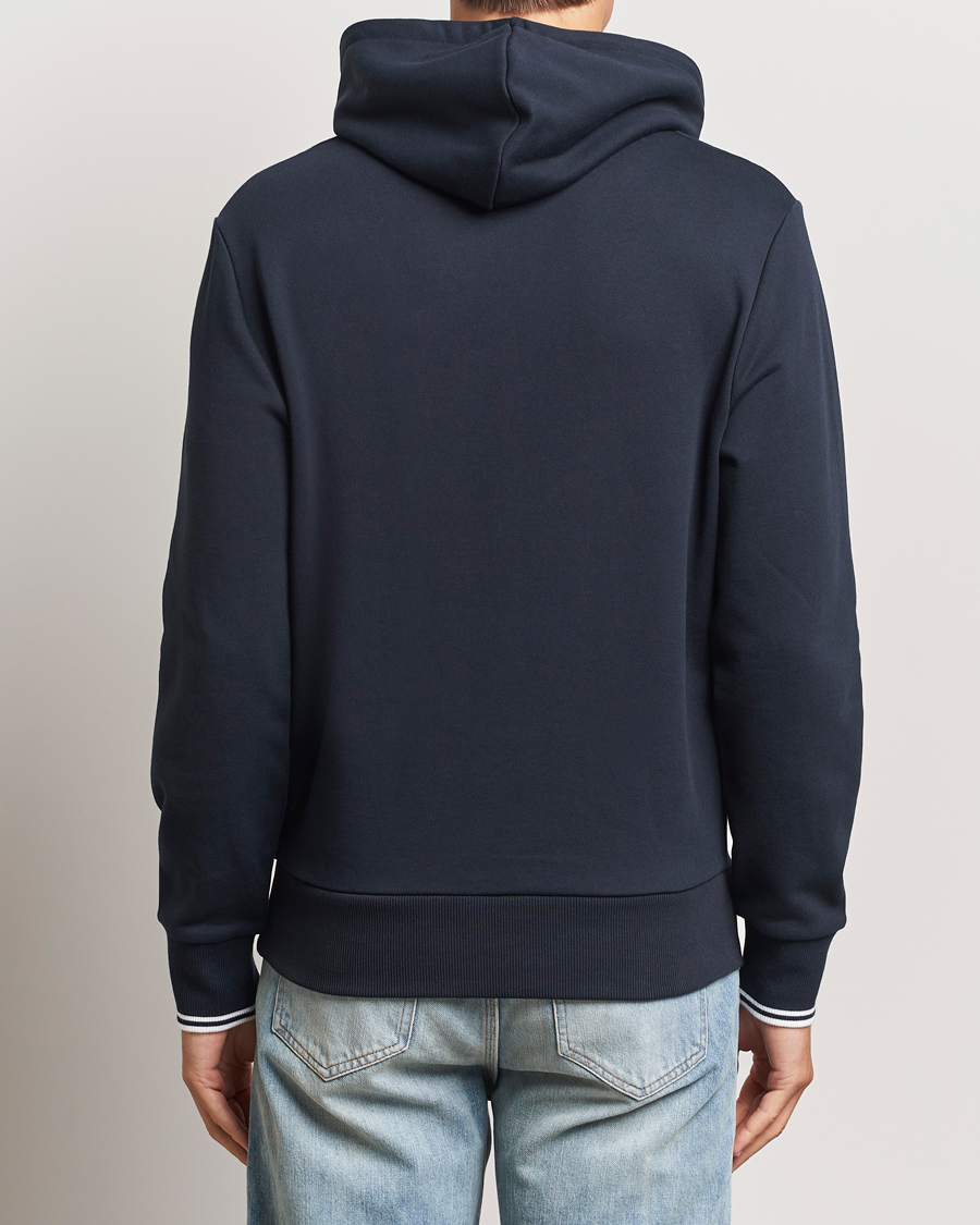 Herre | Trøjer | Fred Perry | Tipped Hoodie Navy
