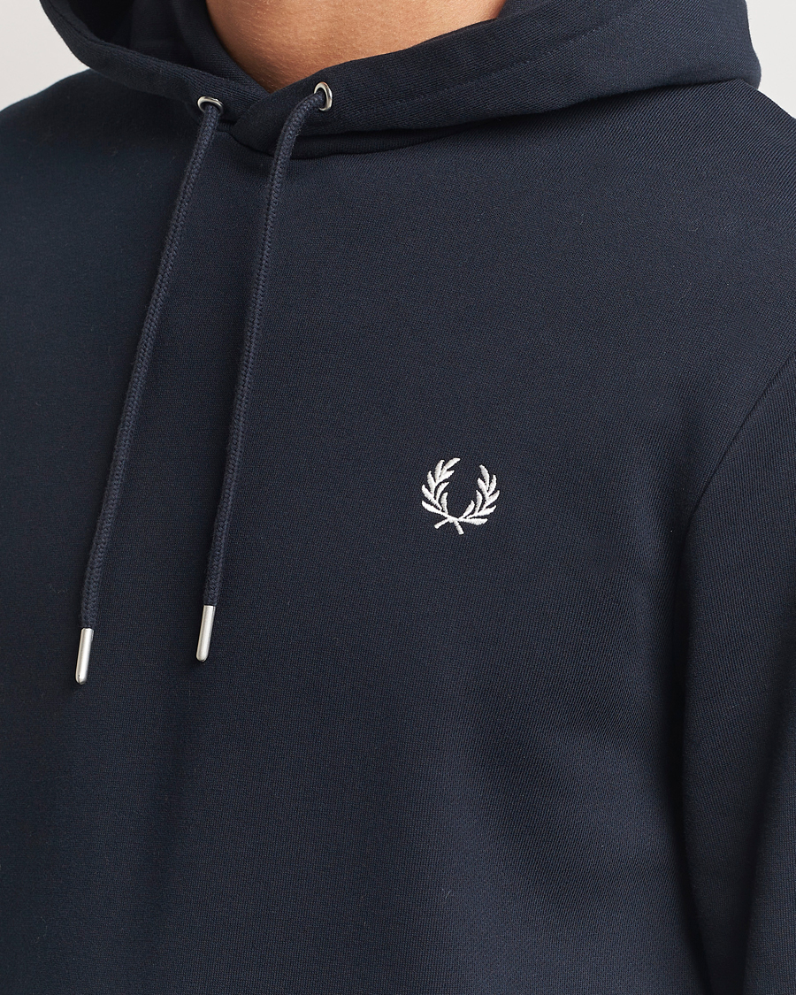 Herre | Trøjer | Fred Perry | Tipped Hoodie Navy