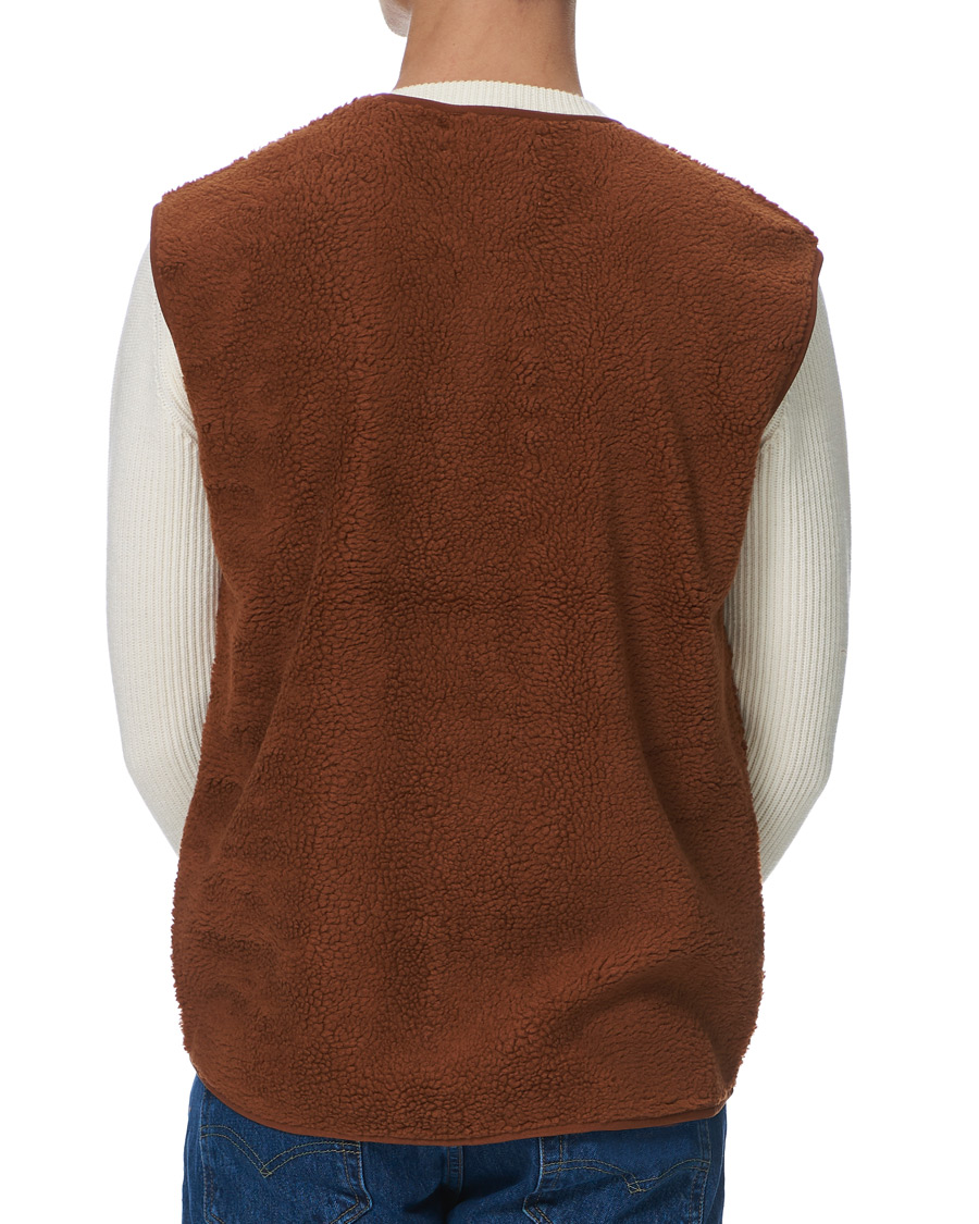 Herre | Trøjer | Samsøe Samsøe | Samsøe & Samsøe Frederik Recycled Fleece Vest Caramel Cafe