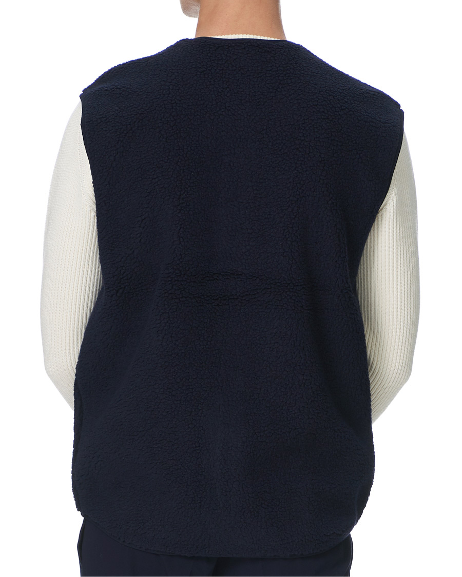 Herre | Trøjer | Samsøe Samsøe | Samsøe & Samsøe Frederik Recycled Fleece Vest Sky Captain