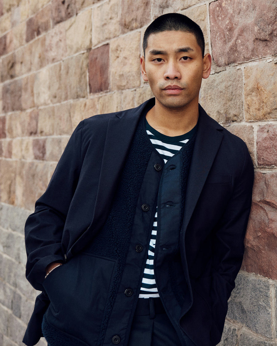 Herre | Trøjer | Samsøe Samsøe | Samsøe & Samsøe Frederik Recycled Fleece Vest Sky Captain