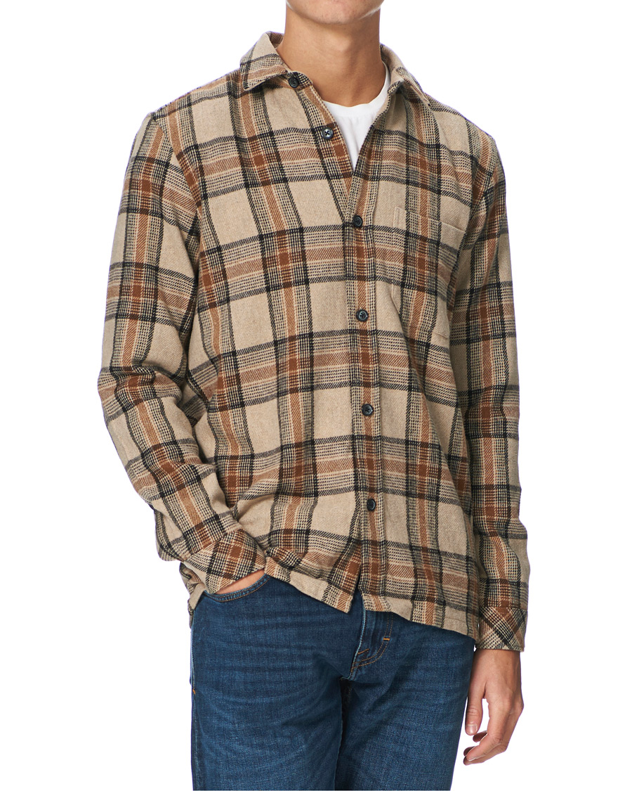 Herre | Skjorter | Samsøe Samsøe | Samsøe & Samsøe Waltones Recycled Overshirt Humus