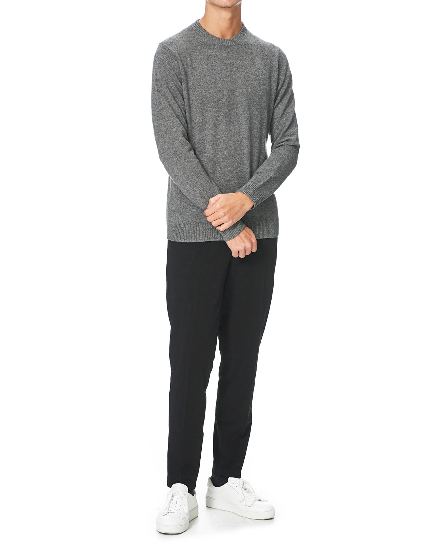 Herre | Trøjer | Samsøe Samsøe | Samsøe & Samsøe Nobis Cashmere Crew Neck Grey Mel