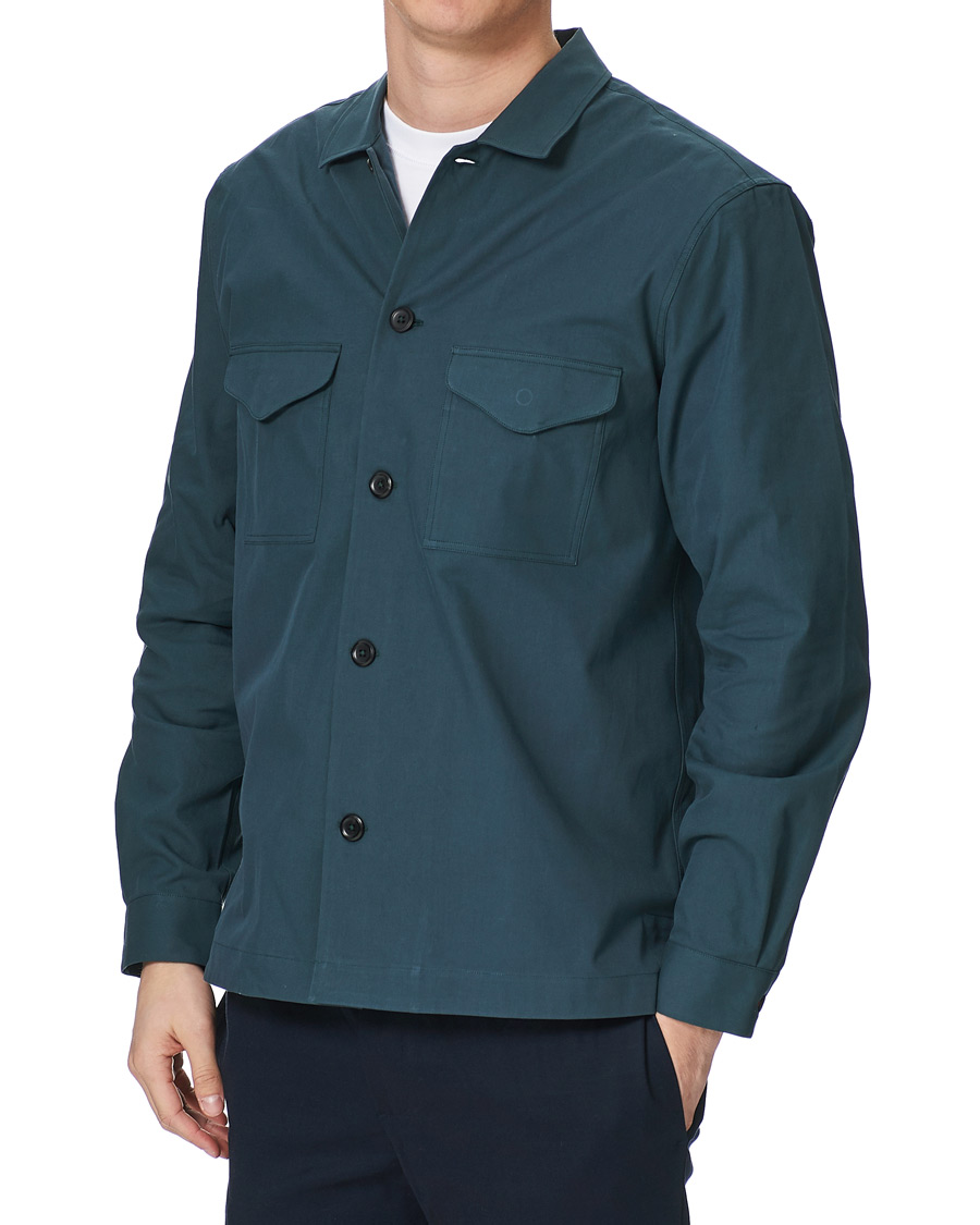 Herre | Skjorter | Paul Smith | Organic Cotton Overshirt Green