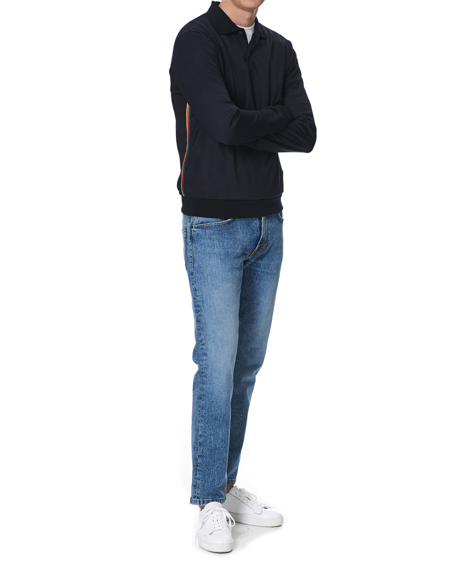 Herre | Trøjer | Paul Smith | Taped Seam Polo Shirt Blues