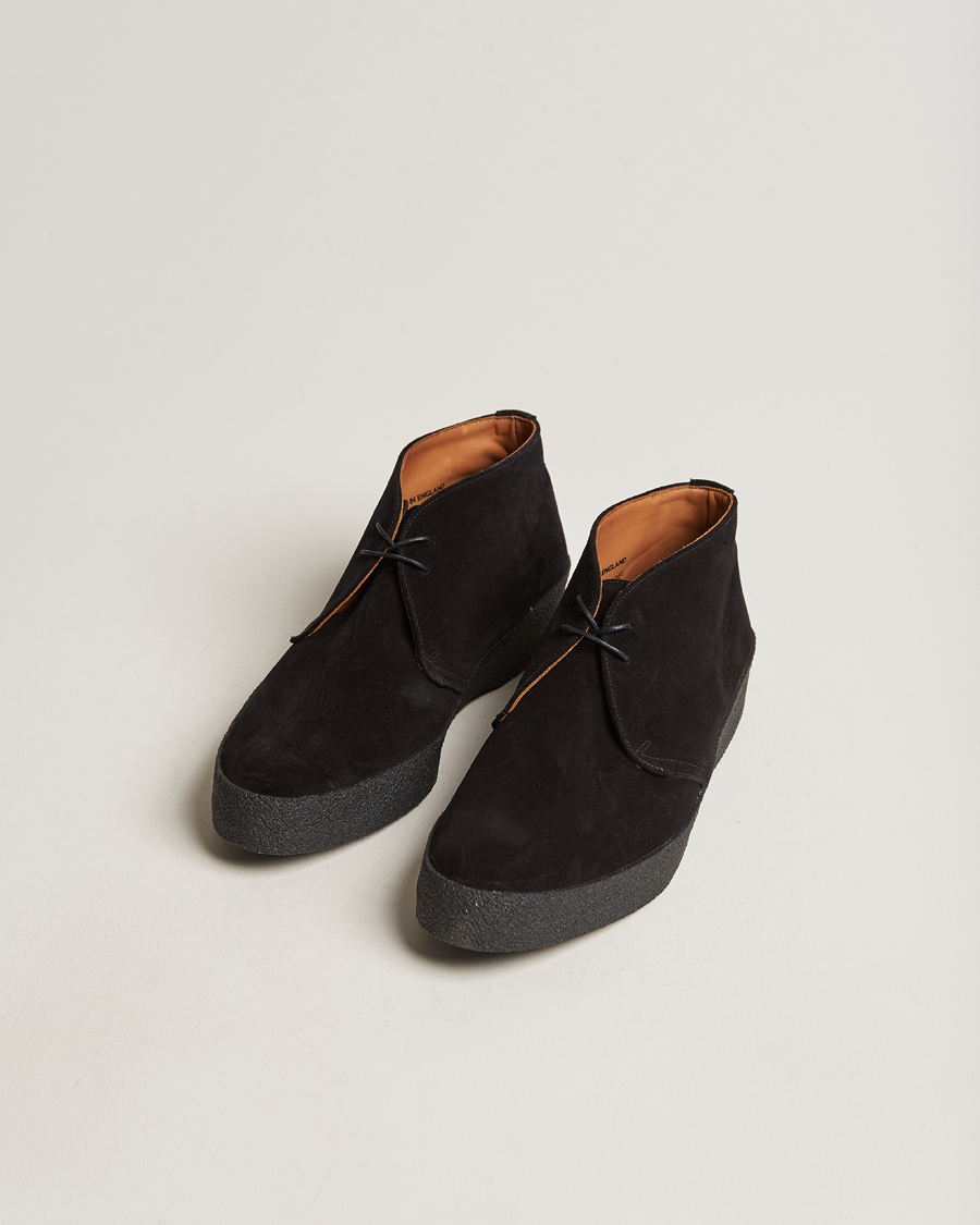 Herre | Best of British | Sanders | Joel Chukka Boot Black Suede