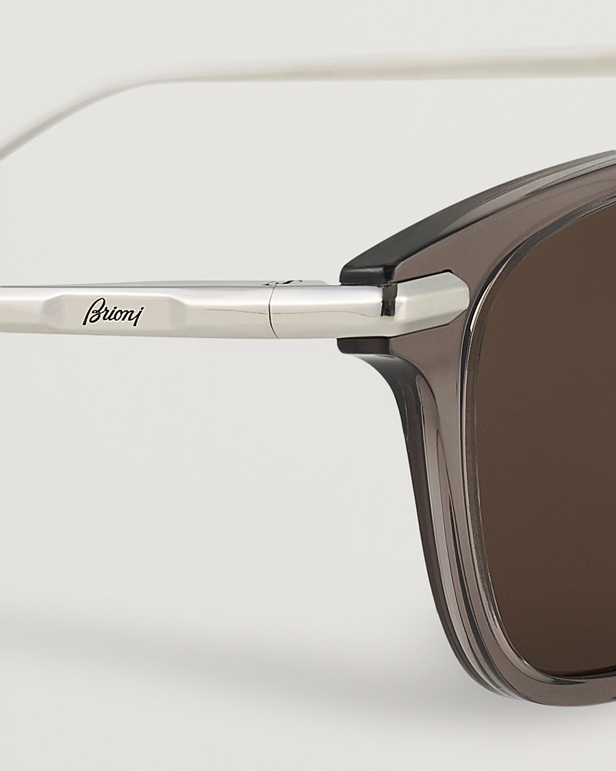 Herre | Brioni BR0092S Titanium Sunglasses Grey Silver | Brioni | BR0092S Titanium Sunglasses Grey Silver
