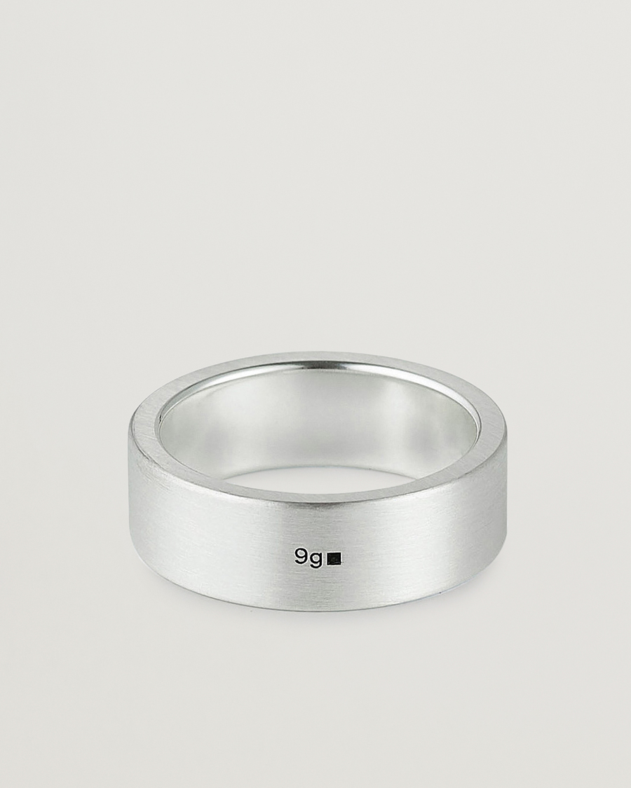 Herre | Smykker | LE GRAMME | Ribbon Brushed Ring Sterling Silver 9g