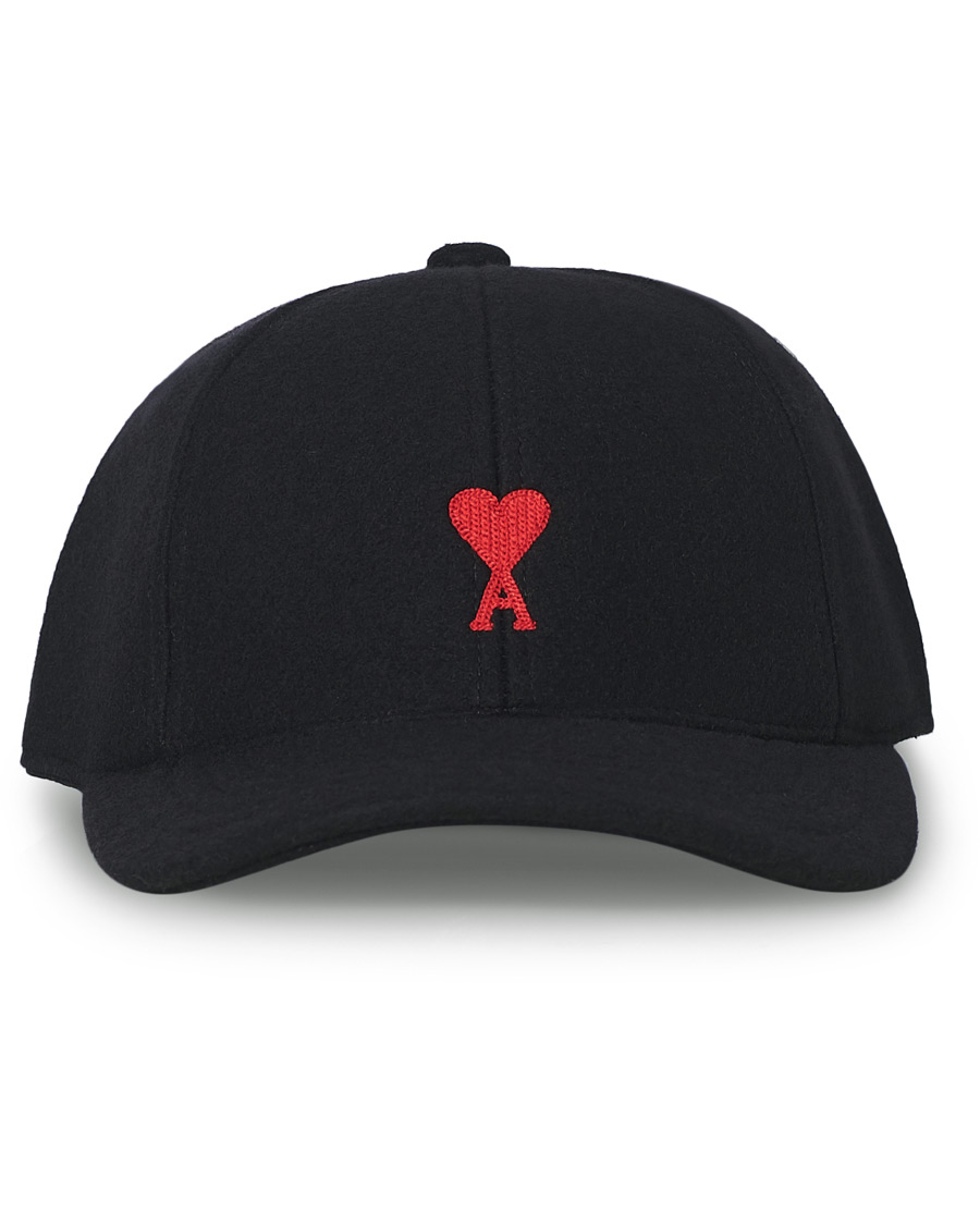 Herre | AMI Felted Wool Cap Black | AMI | Felted Wool Cap Black