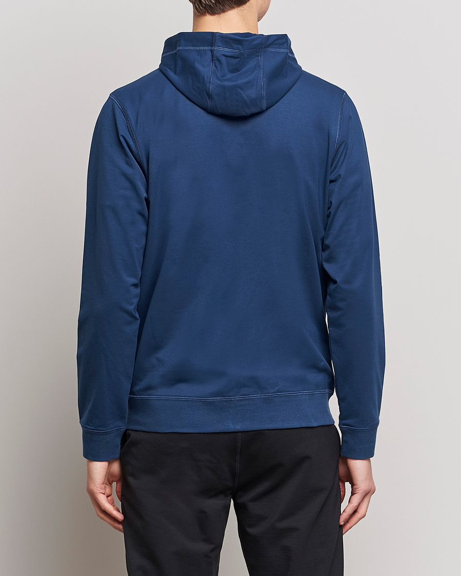 Herre | Trøjer | Sunspel | Active Full Zip Hood Navy
