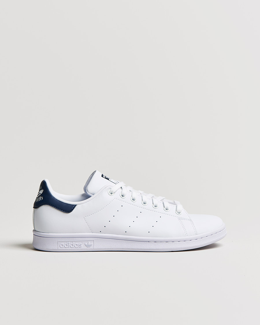 adidas Originals Stan Smith White/Navy - CareOfCarl.dk