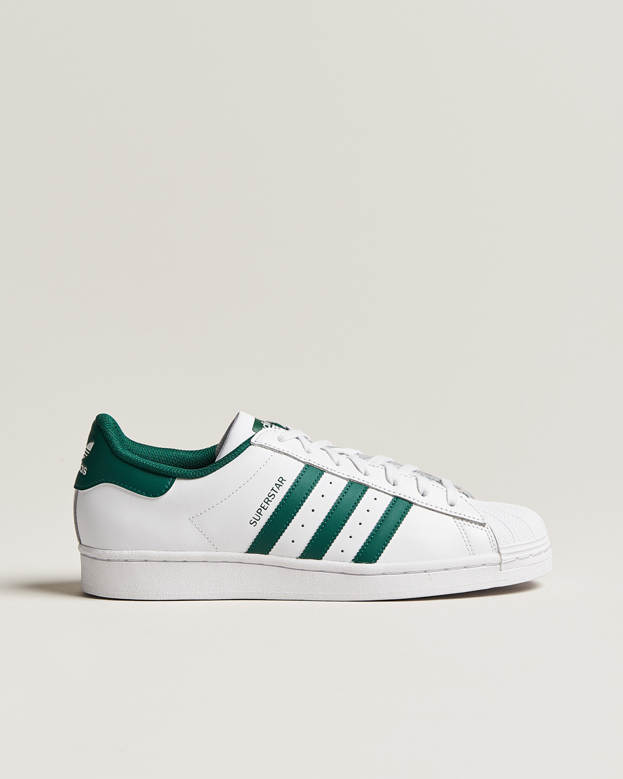 Herre | adidas Originals Superstar Sneaker White/Green | adidas Originals | Superstar Sneaker White/Green
