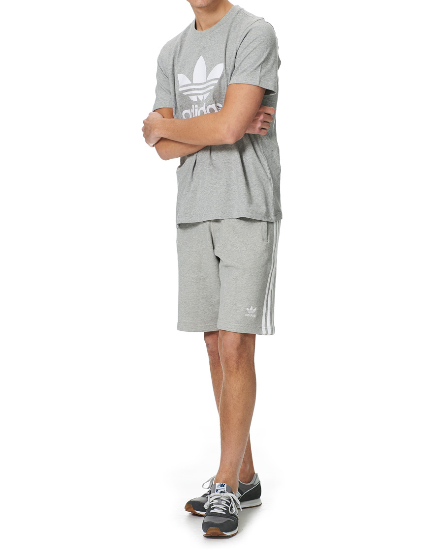 Herre | Shorts | adidas Originals | 3 Stripe Shorts Grey Melange