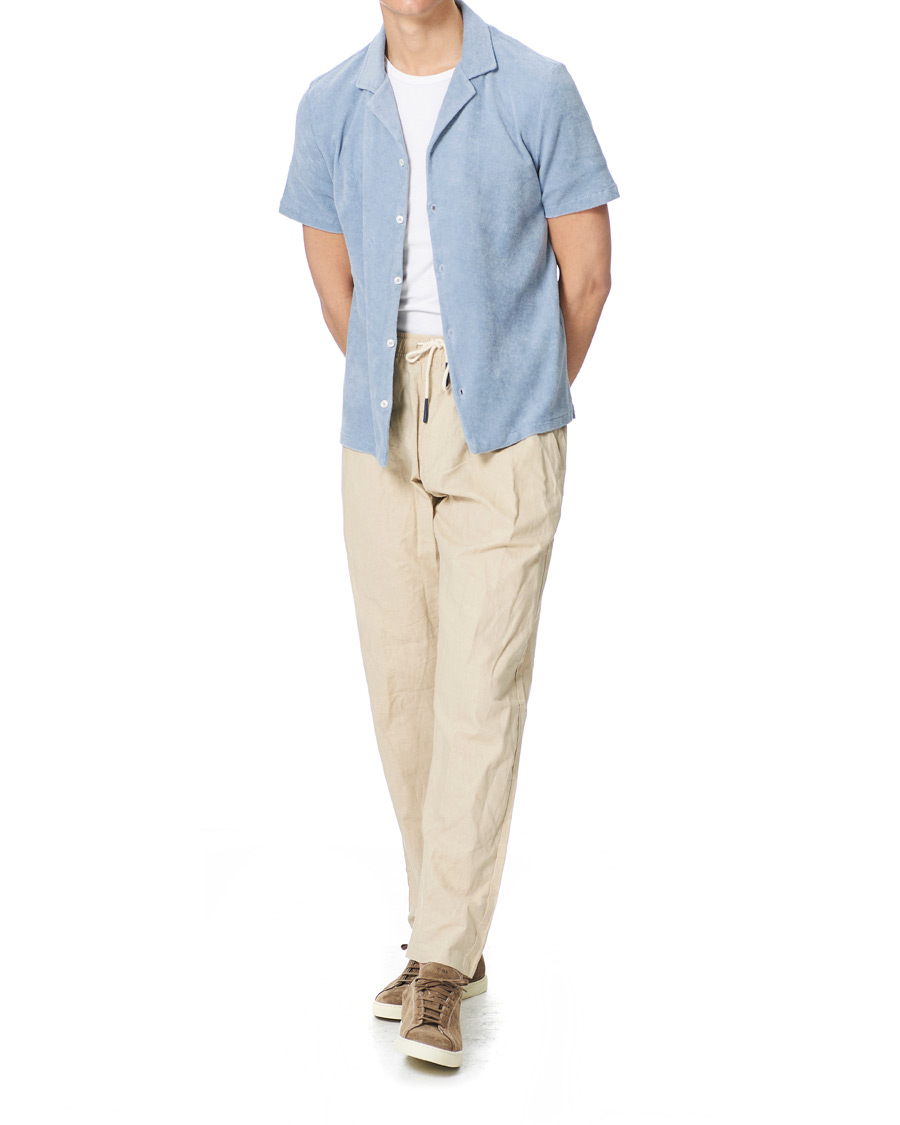 Herre | Skjorter | Altea | Terry Bowling Shirt Light Blue