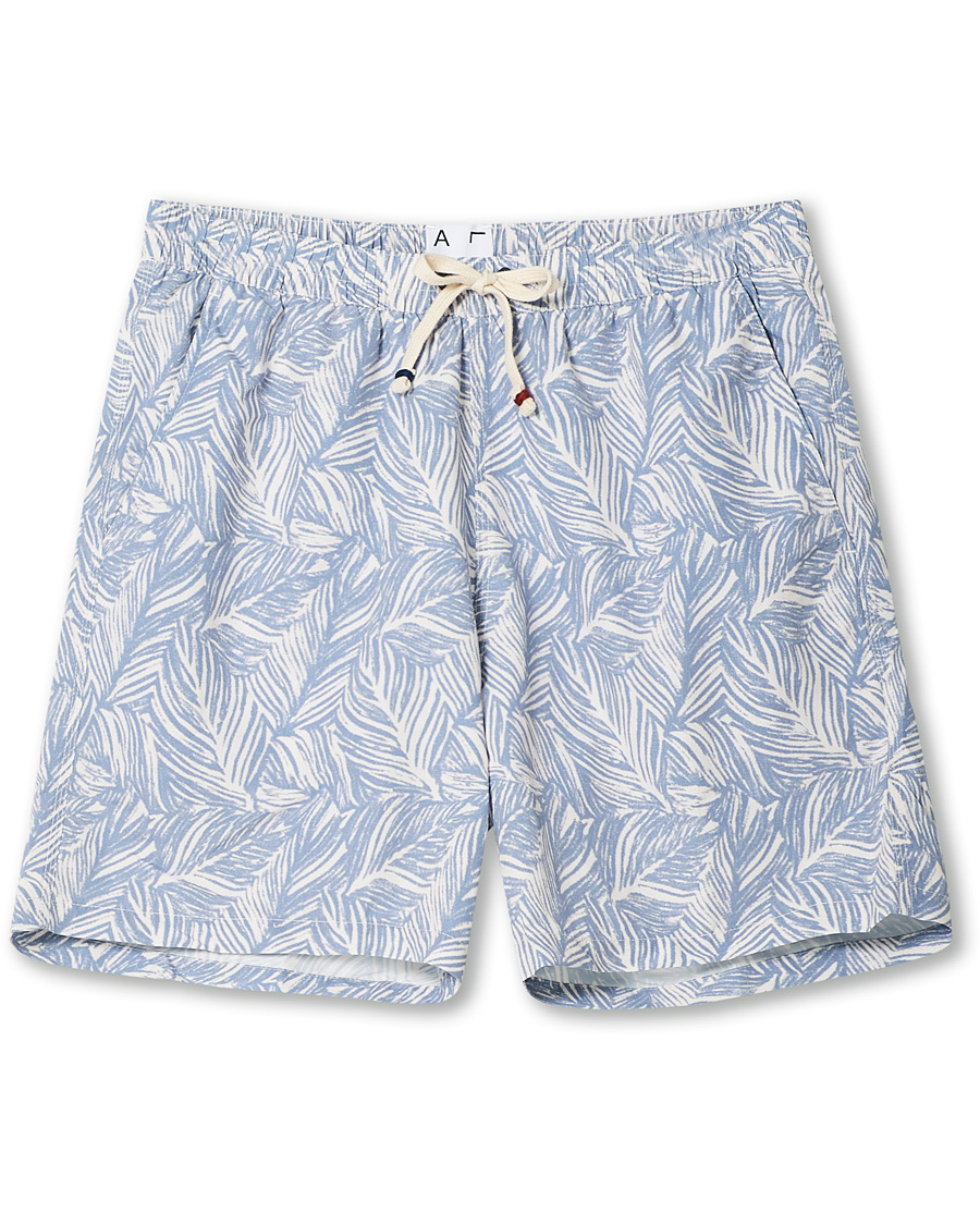 Herre | Badebukser | Altea | Printed Swim Trunks Light Blue