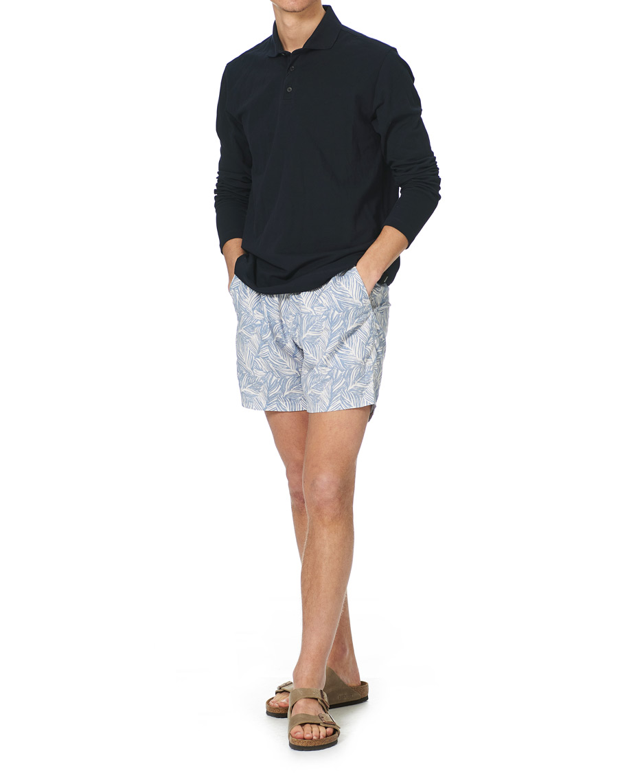 Herre | Badebukser | Altea | Printed Swim Trunks Light Blue