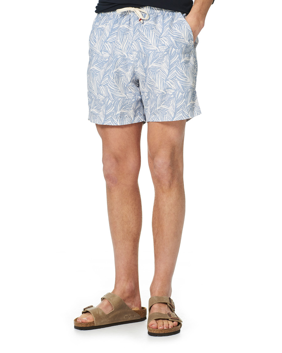 Herre | Badebukser | Altea | Printed Swim Trunks Light Blue