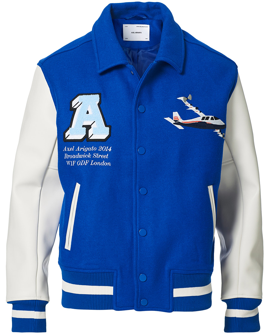 Herre | Jakker | Axel Arigato | Mayday Varsity Bomber Jacket Klein Blue
