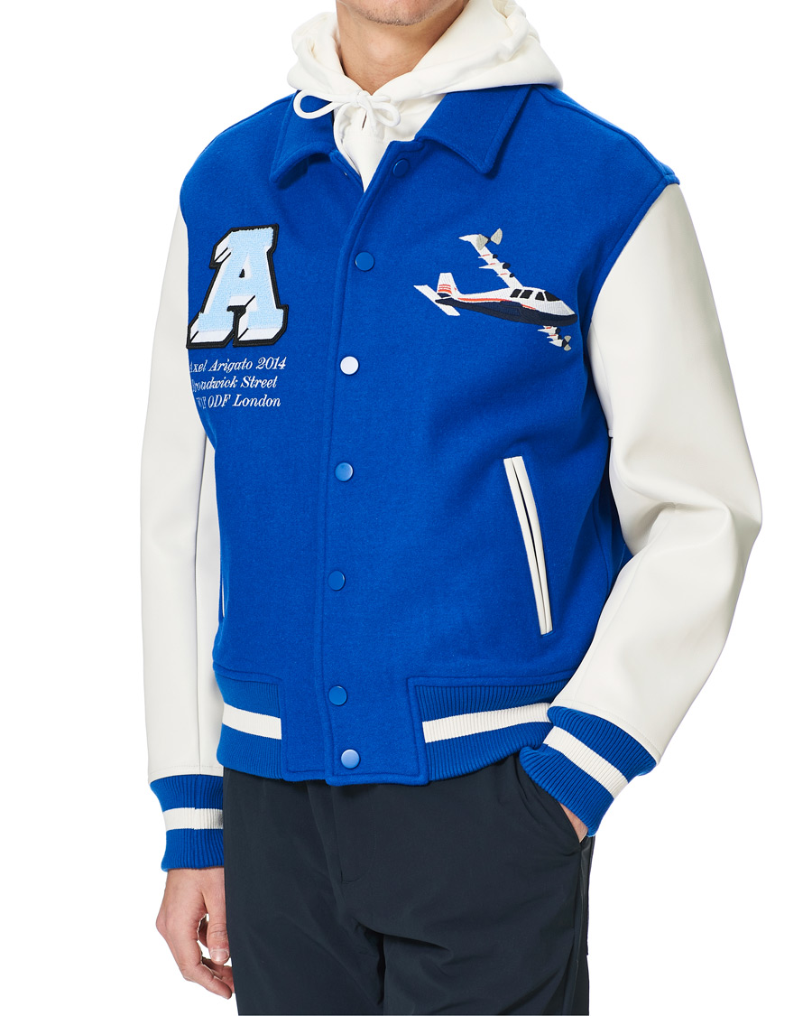Herre | Jakker | Axel Arigato | Mayday Varsity Bomber Jacket Klein Blue
