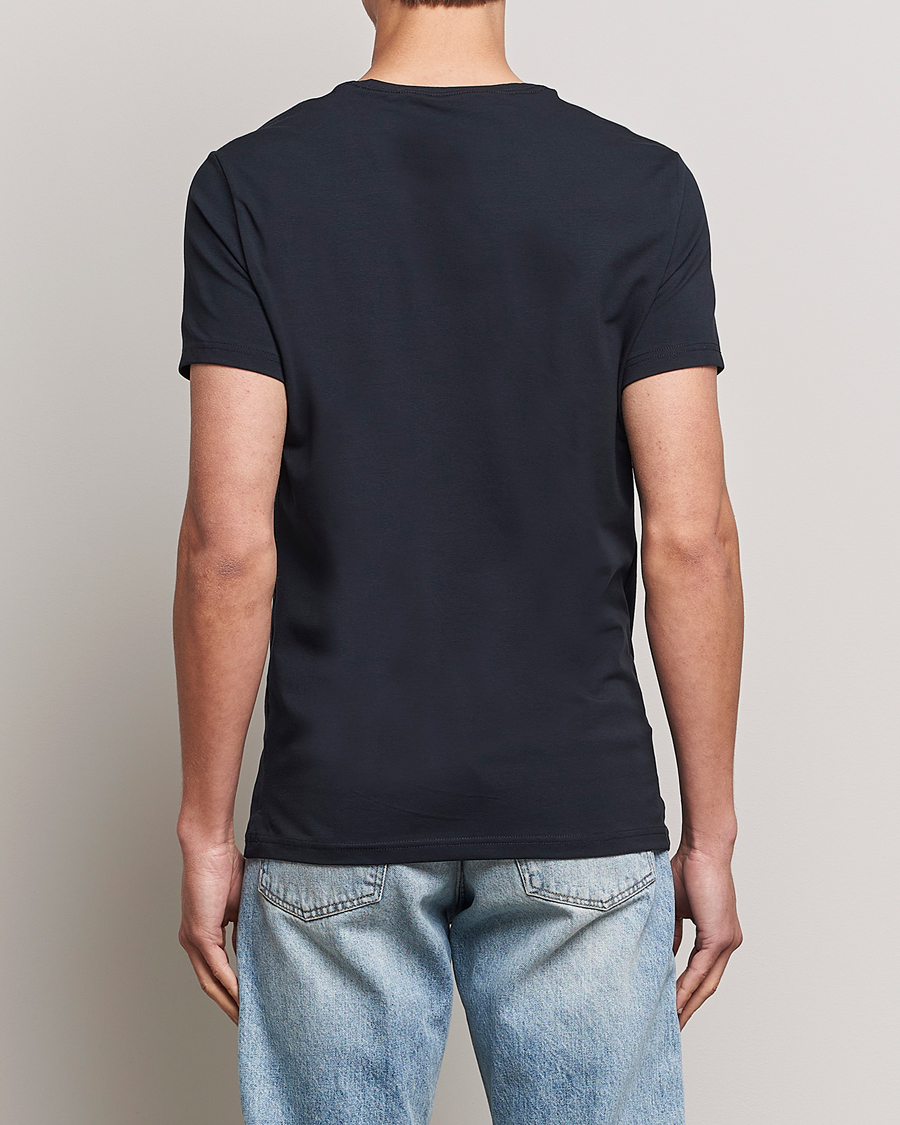 Herre | T-Shirts | Bread & Boxers | 2-Pack Crew Neck Tee Dark Navy