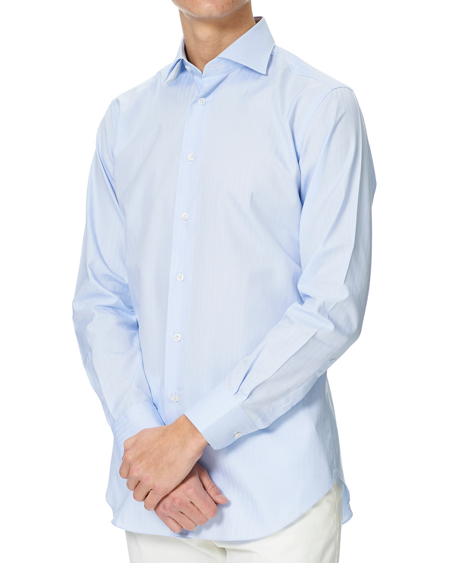Herre | Skjorter | Brioni | Slim Fit Dress Shirt Light Blue