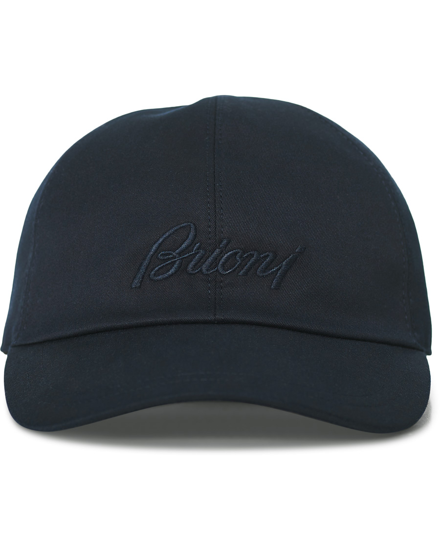 Herre | Brioni Embroidered Baseball Cap Navy | Brioni | Embroidered Baseball Cap Navy
