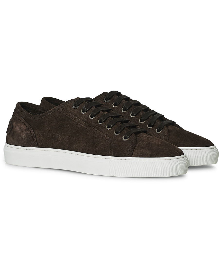Herre | Brioni Cassetta Suede Sneakers Dark Brown | Brioni | Cassetta Suede Sneakers Dark Brown