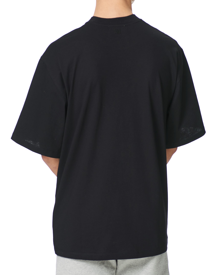 Herre | T-Shirts | AMI | Oversize Logo Tee Black
