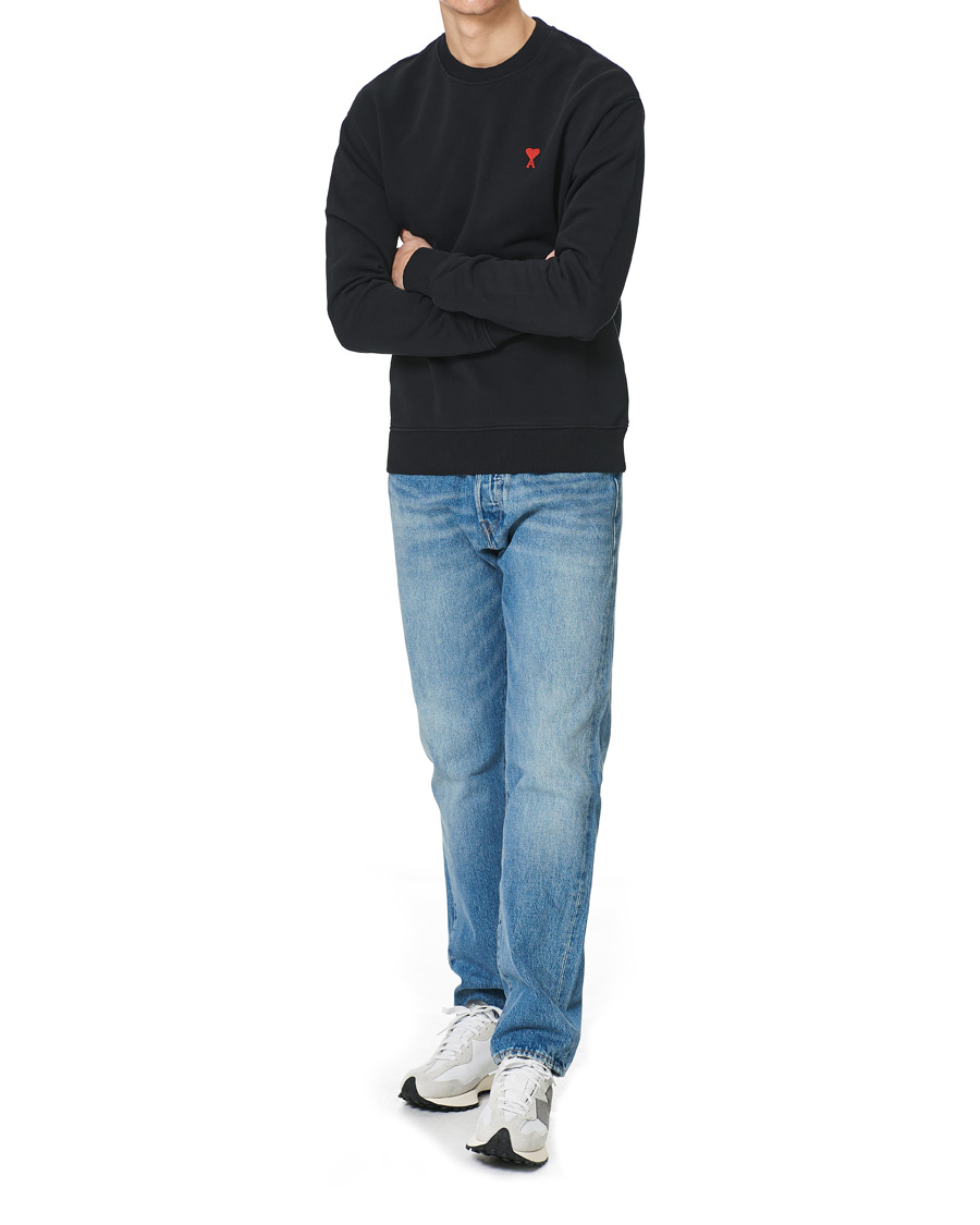 Herre | Trøjer | AMI | Heart Logo Sweatshirt Black