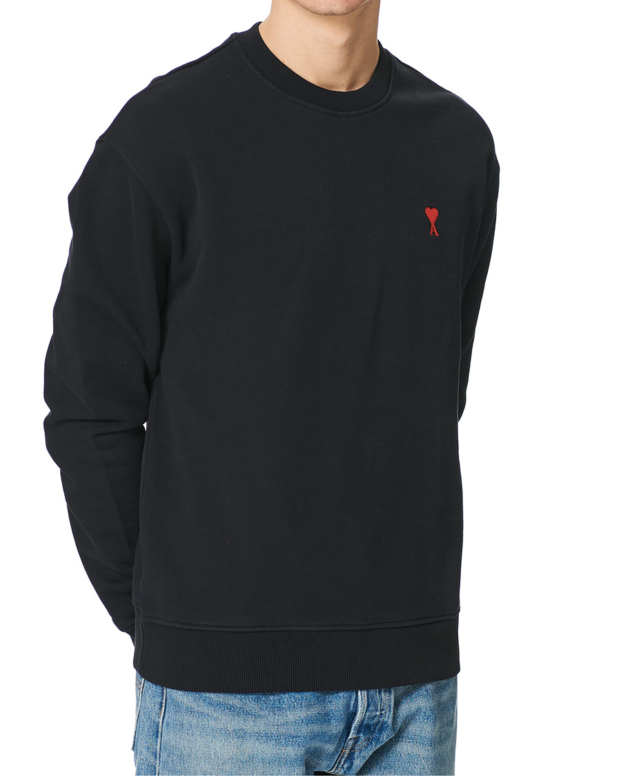 Herre | Trøjer | AMI | Heart Logo Sweatshirt Black