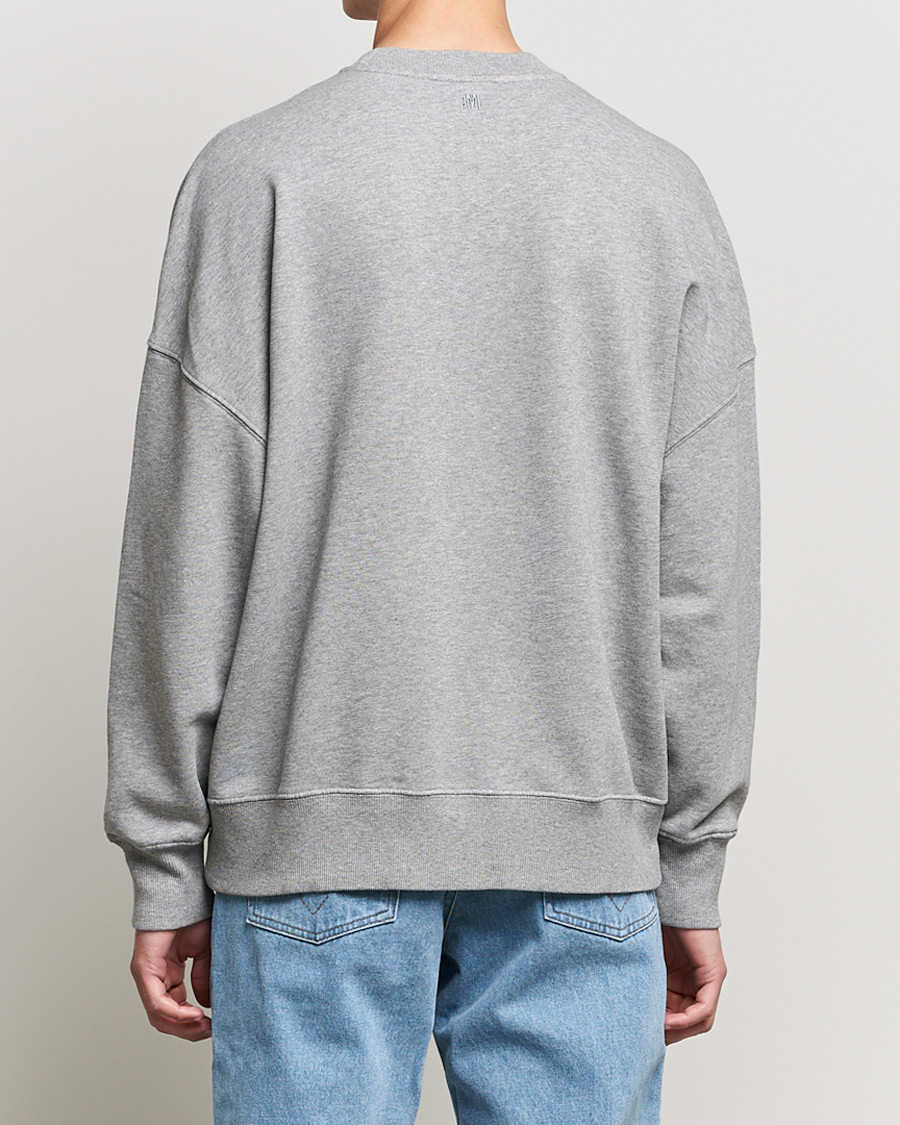 Herre | Trøjer | AMI | Oversize Logo Sweatshirt Heather Grey