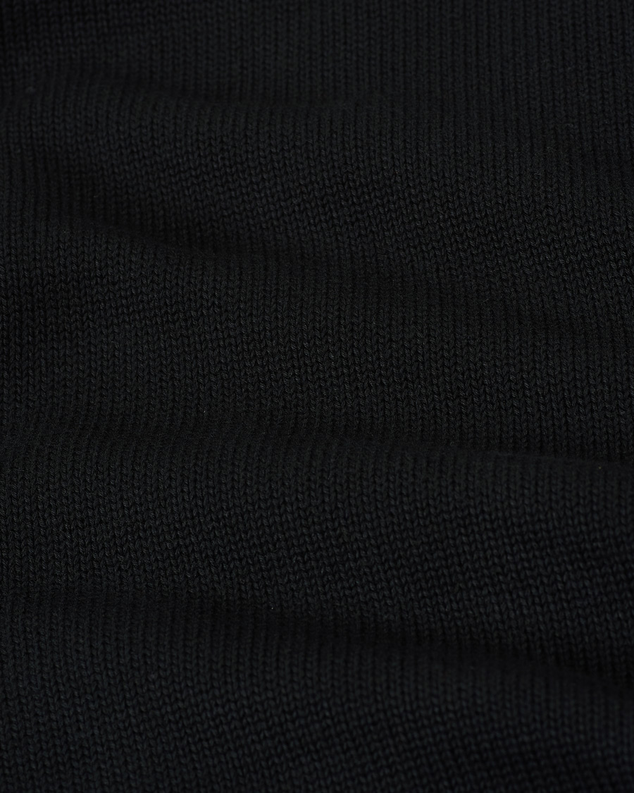 Herre | Trøjer | AMI | Big Heart Knitted Crew Neck Black