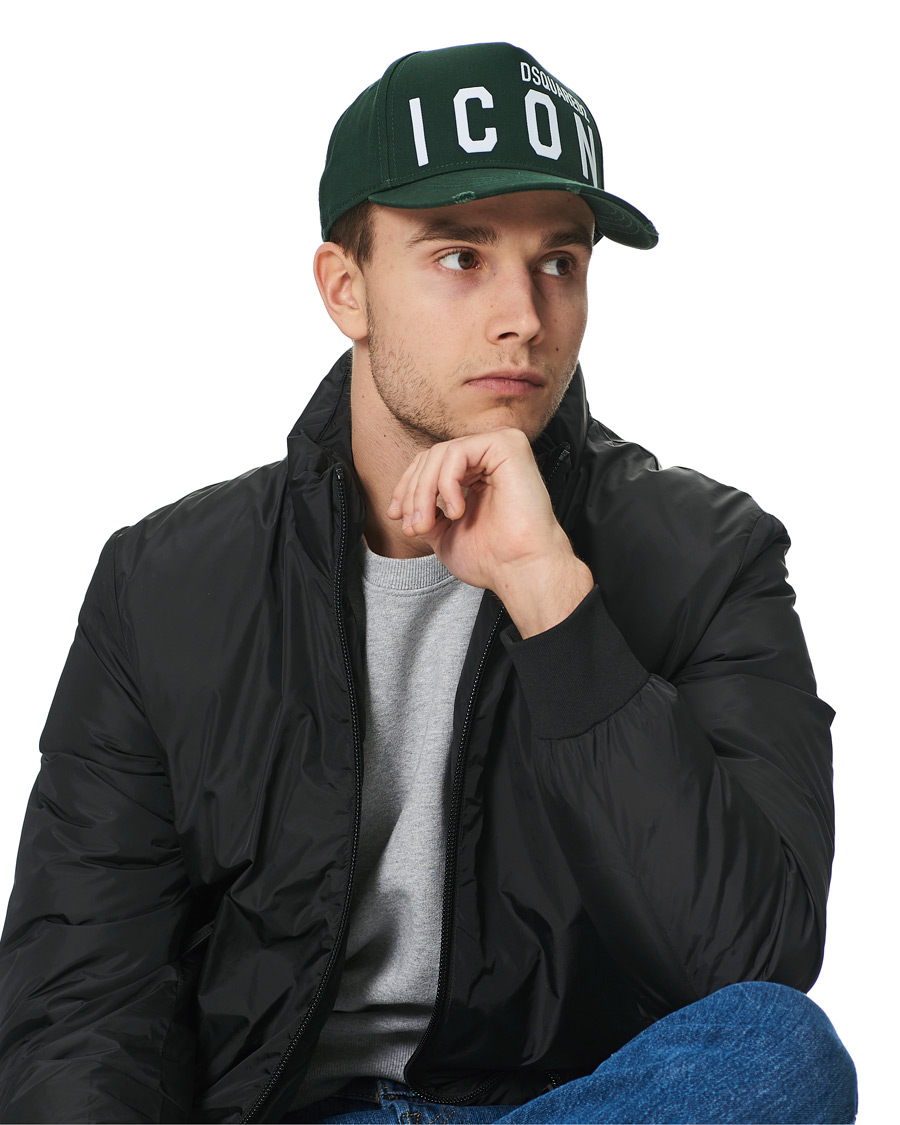 Herre | Dsquared2 Icon Baseball Cap Dark Green | Dsquared2 | Icon Baseball Cap Dark Green
