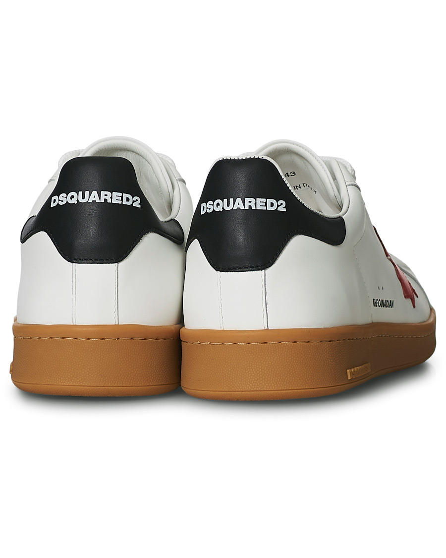 Herre | Dsquared2 Leaf Boxer Sneaker White | Dsquared2 | Leaf Boxer Sneaker White