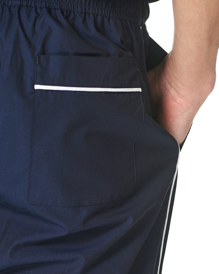 Herre | Pyjamas & Morgenkåber | Orlebar Brown | Alfred Relaxed Cotton Lounge Shorts Navy