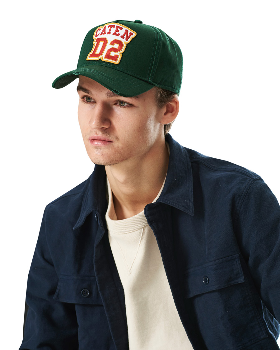 Herre | Dsquared2 Caten D2 Baseball Cap Woodland Green | Dsquared2 | Caten D2 Baseball Cap Woodland Green