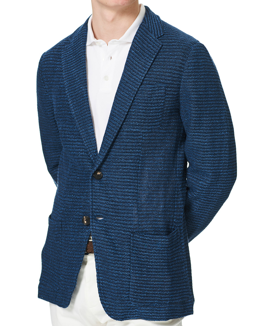 Herre | Blazere & jakker | Etro | Jacquard Jersey Blazer Navy