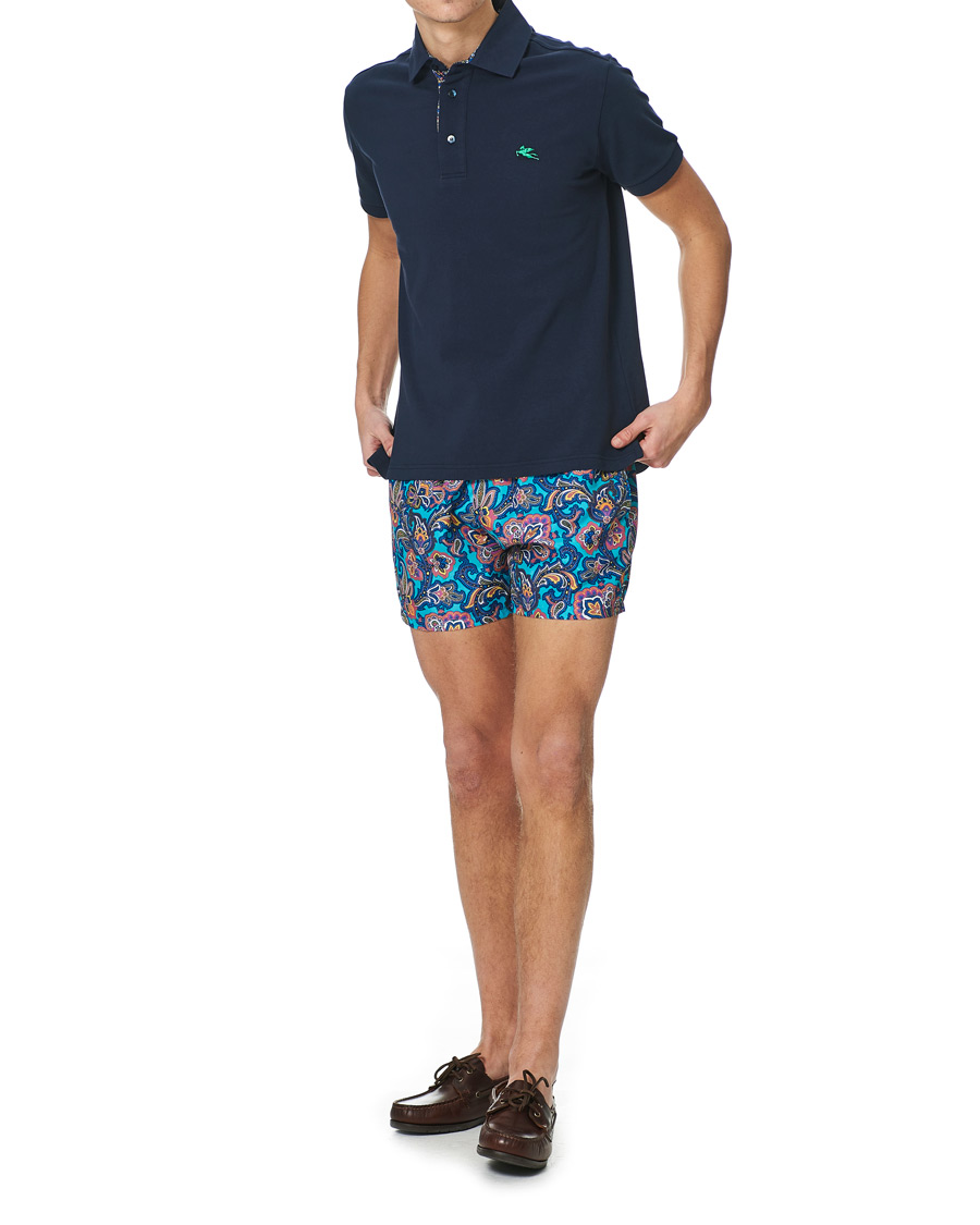 Herre | Badebukser | Etro | Paisley Swim Trunks Blue
