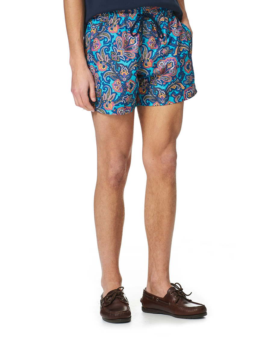 Herre | Badebukser | Etro | Paisley Swim Trunks Blue